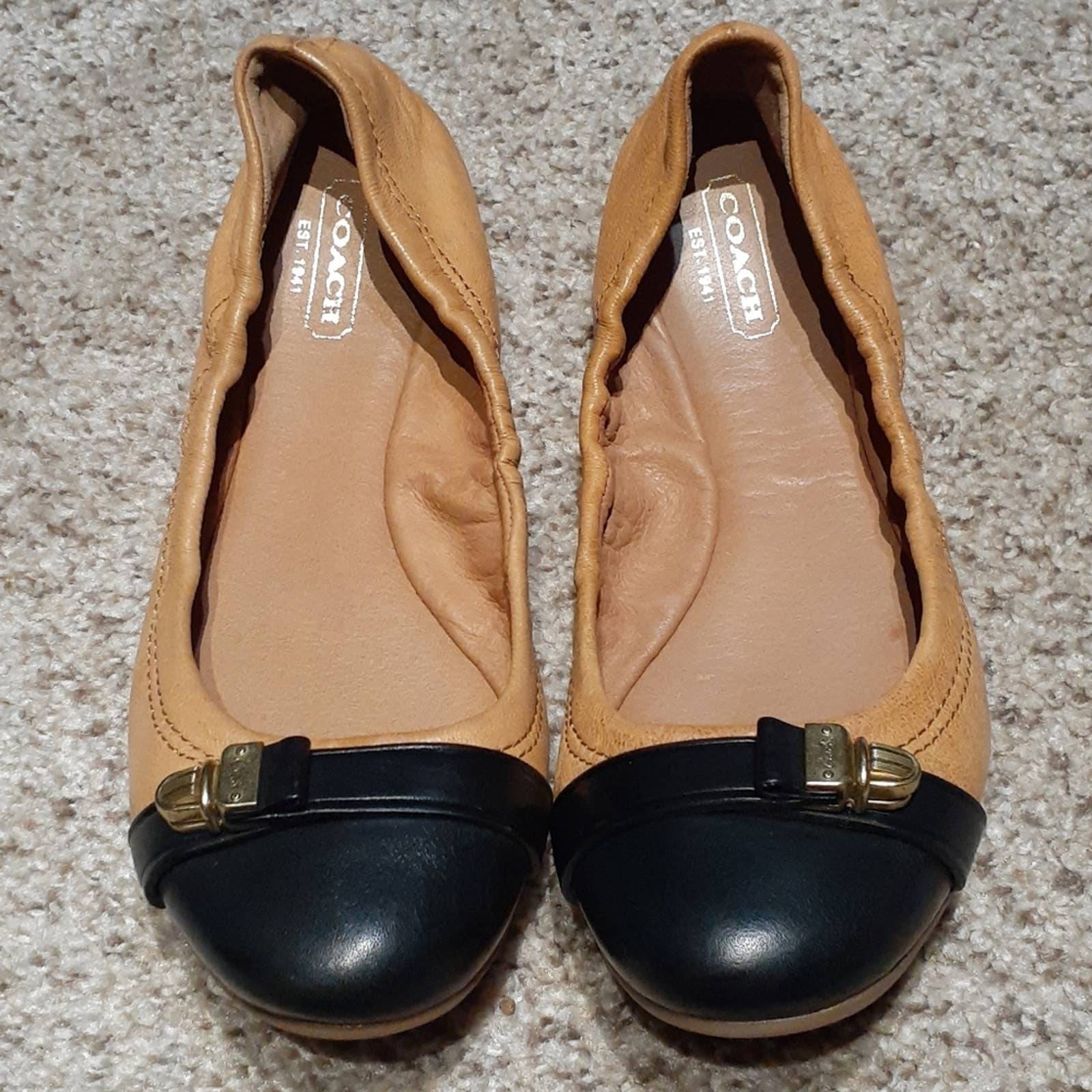 COACH 6.5 Delphine ballet shoes