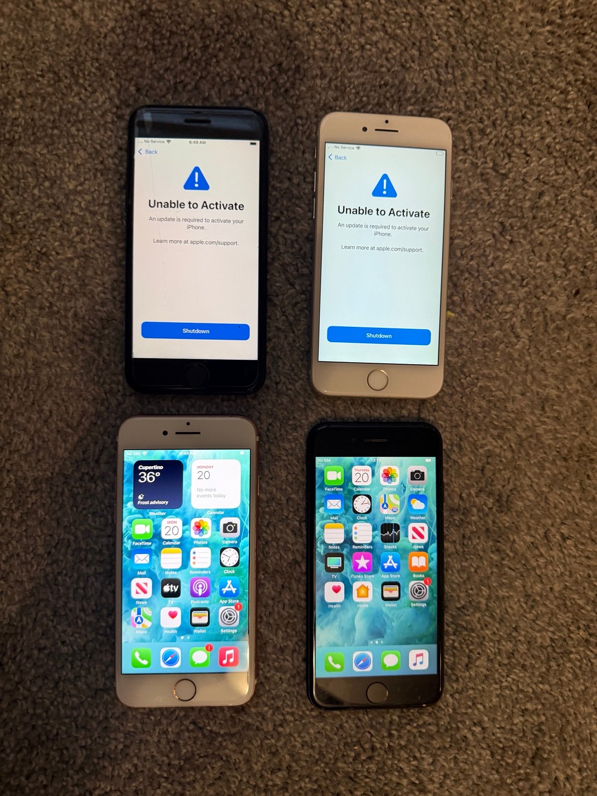 iPhone 7 32GB Unlocked - 4 pcs