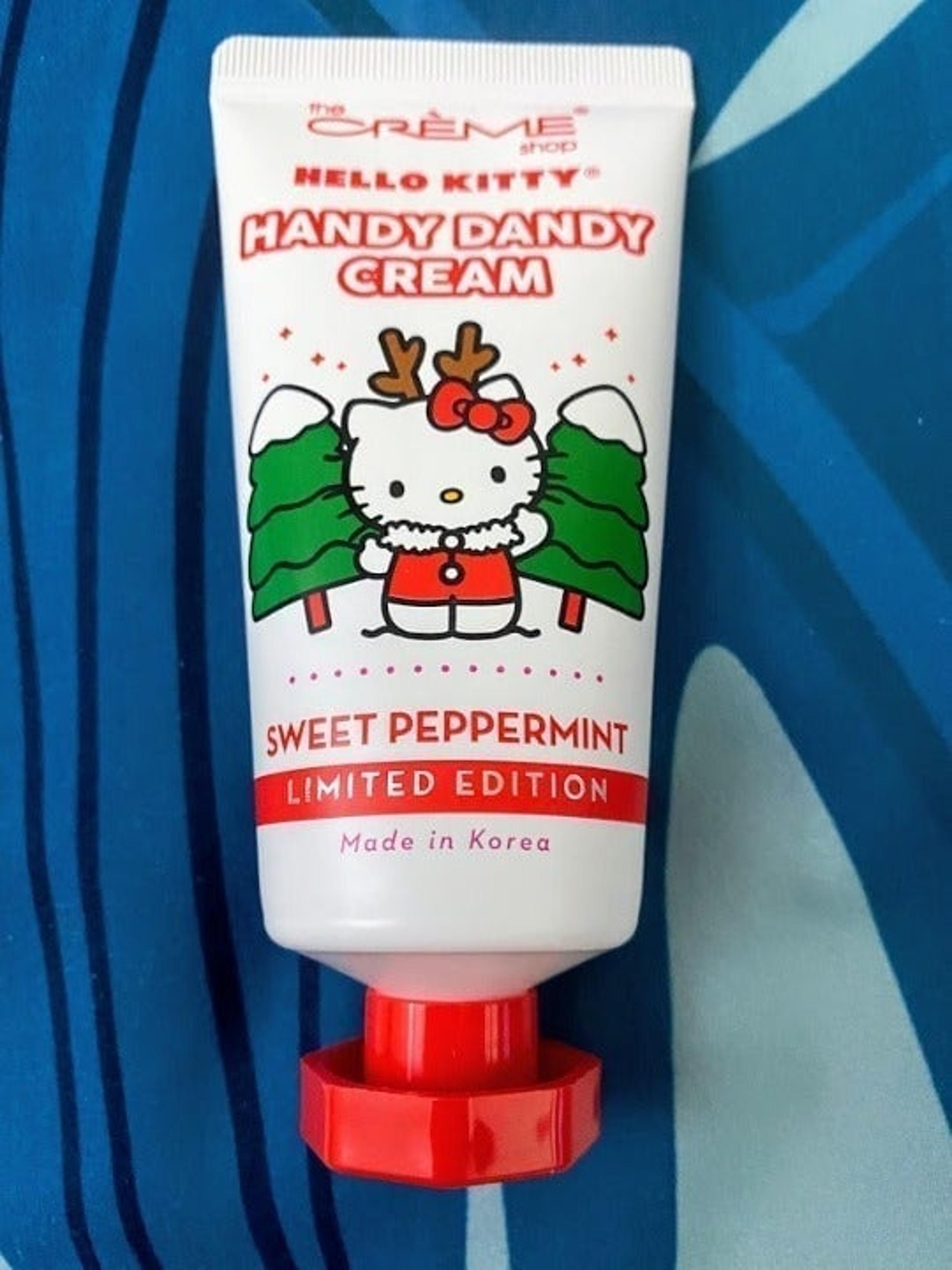 SANRIO HELLO KITTY PEPPERMINT HANDY DANDY HAND CREAM HOLIDAY LIMITED EDITION