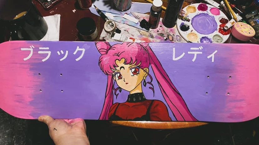 Custom painted sailor moon wicked lady s