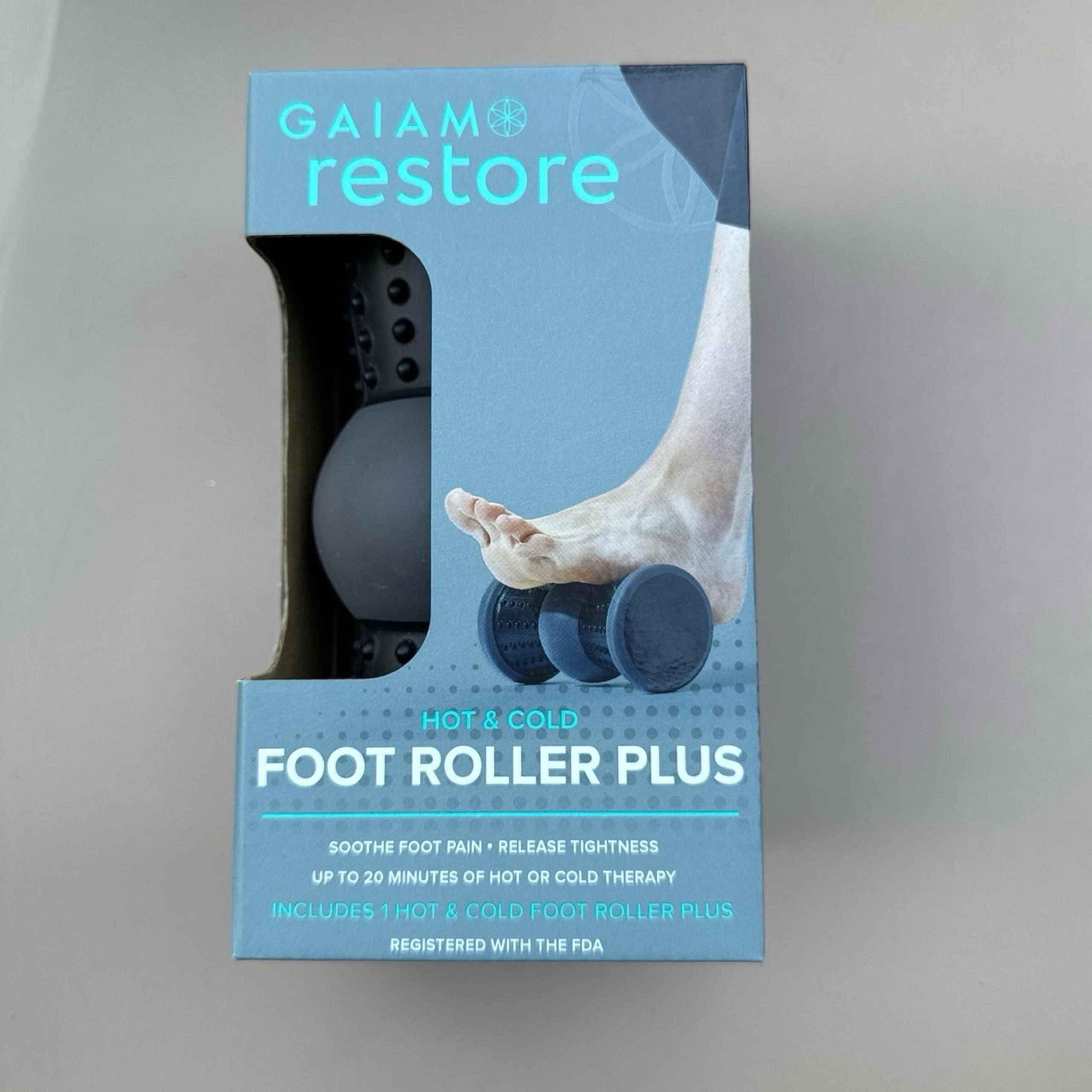GAIAM Restore Hot & Cold Foot Roller Plus