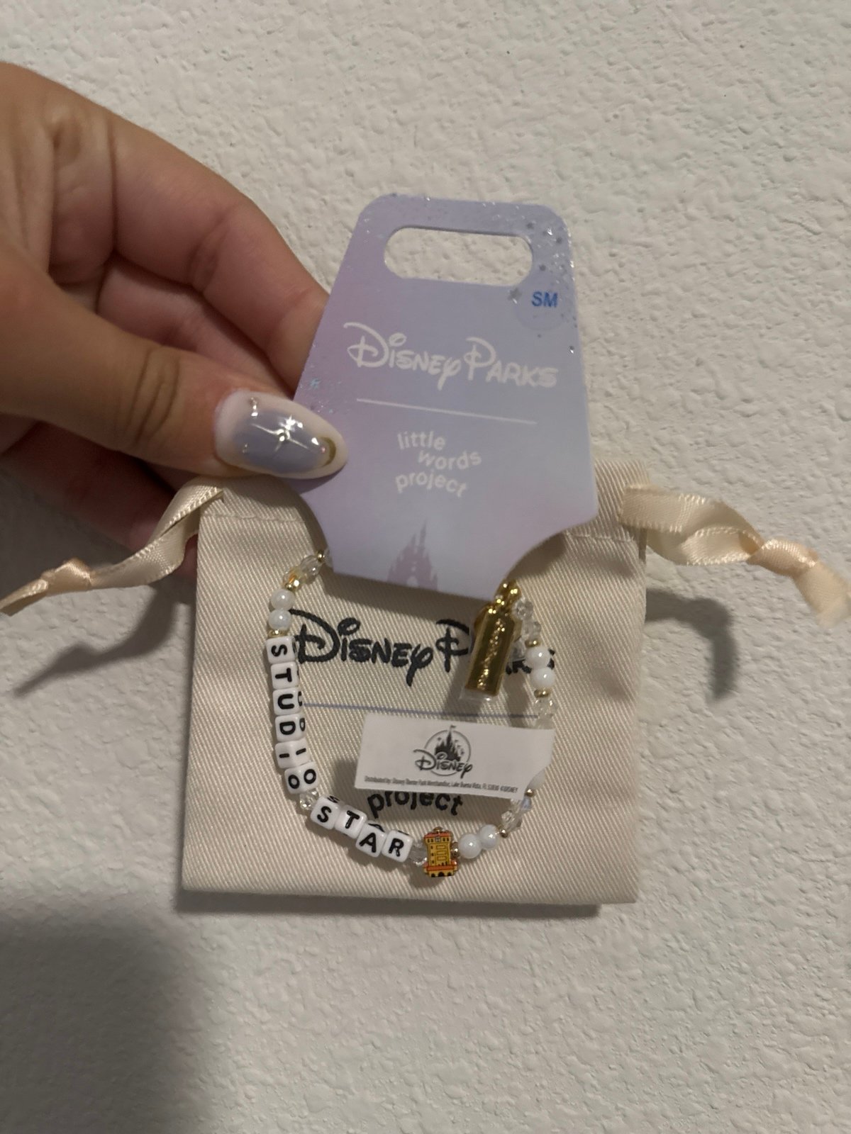 Disney Parks Little Words Project Bracelet Studio Star