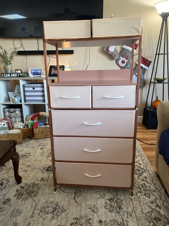 Dresser for Bedroom with 5 Drawers, Dressers & Chests of Drawers for Hallway