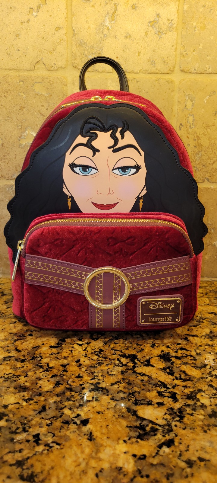 Loungefly Disney Tangled Mother Gothel Villains Cosplay Mini Backpack NWT