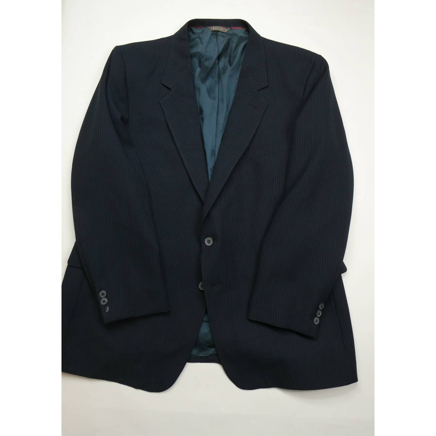 Levi Strauss & Co Business Class suit jacket, sport coat, navy stripe, 48R