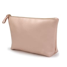 Large Vegan Leather Makeup Bag for Purse Travel Makeup Pouch Mini Cosmetic Bag f