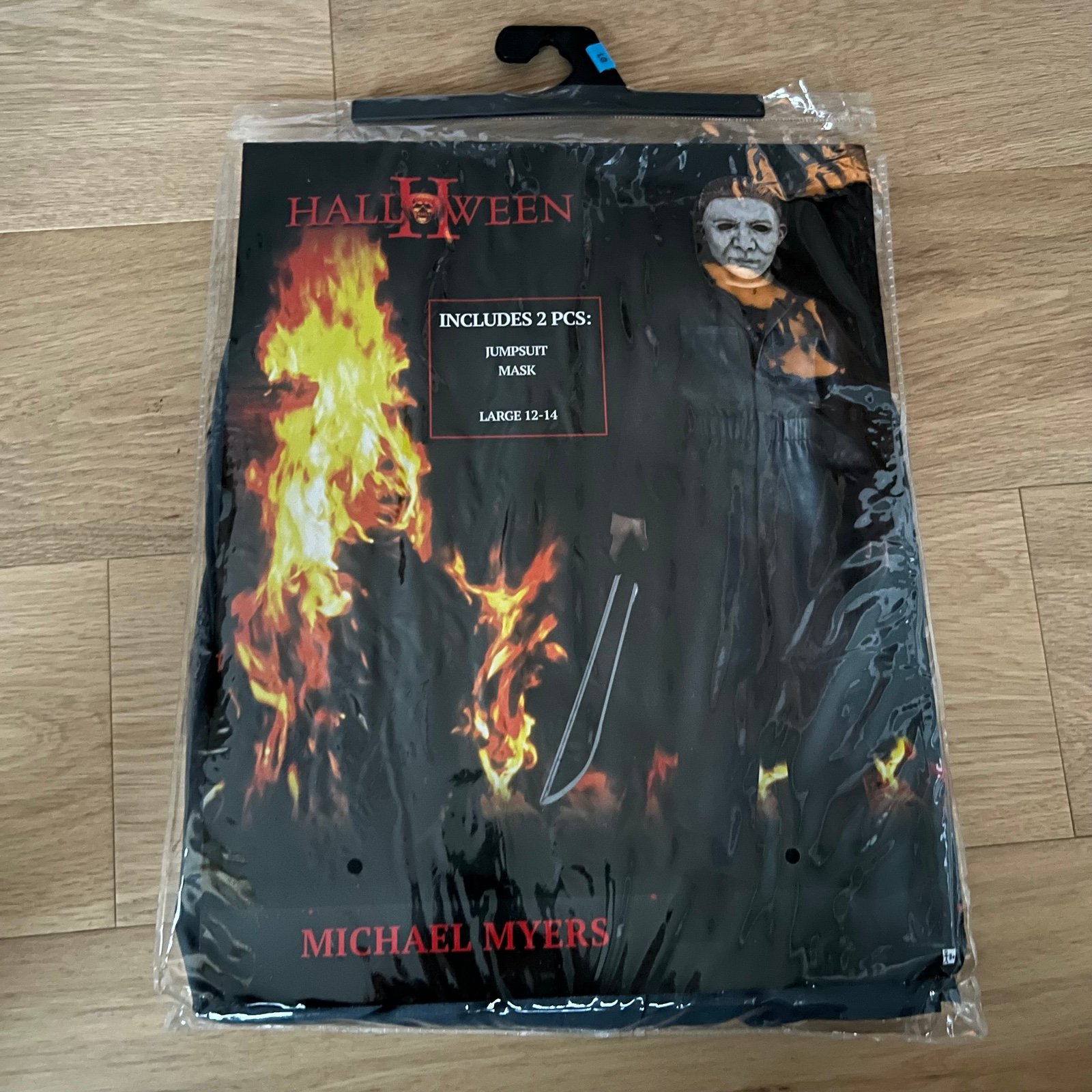 Halloween 2 Michael Myers Jumpsuit And Mask Costume Youth Large NEW