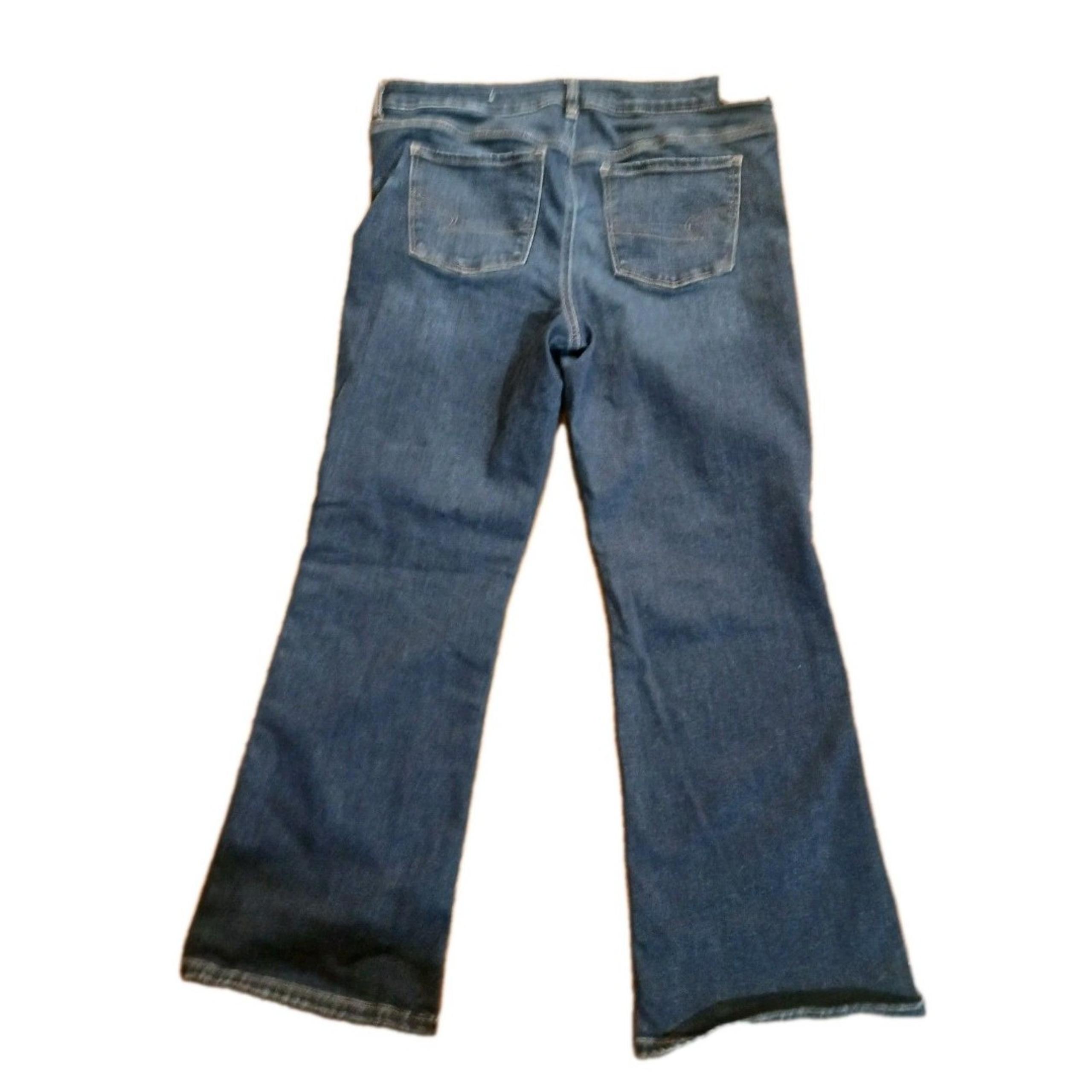 Women's American Eagle Super Stretch Favorite Boyfriend Jeans Size 14 Short