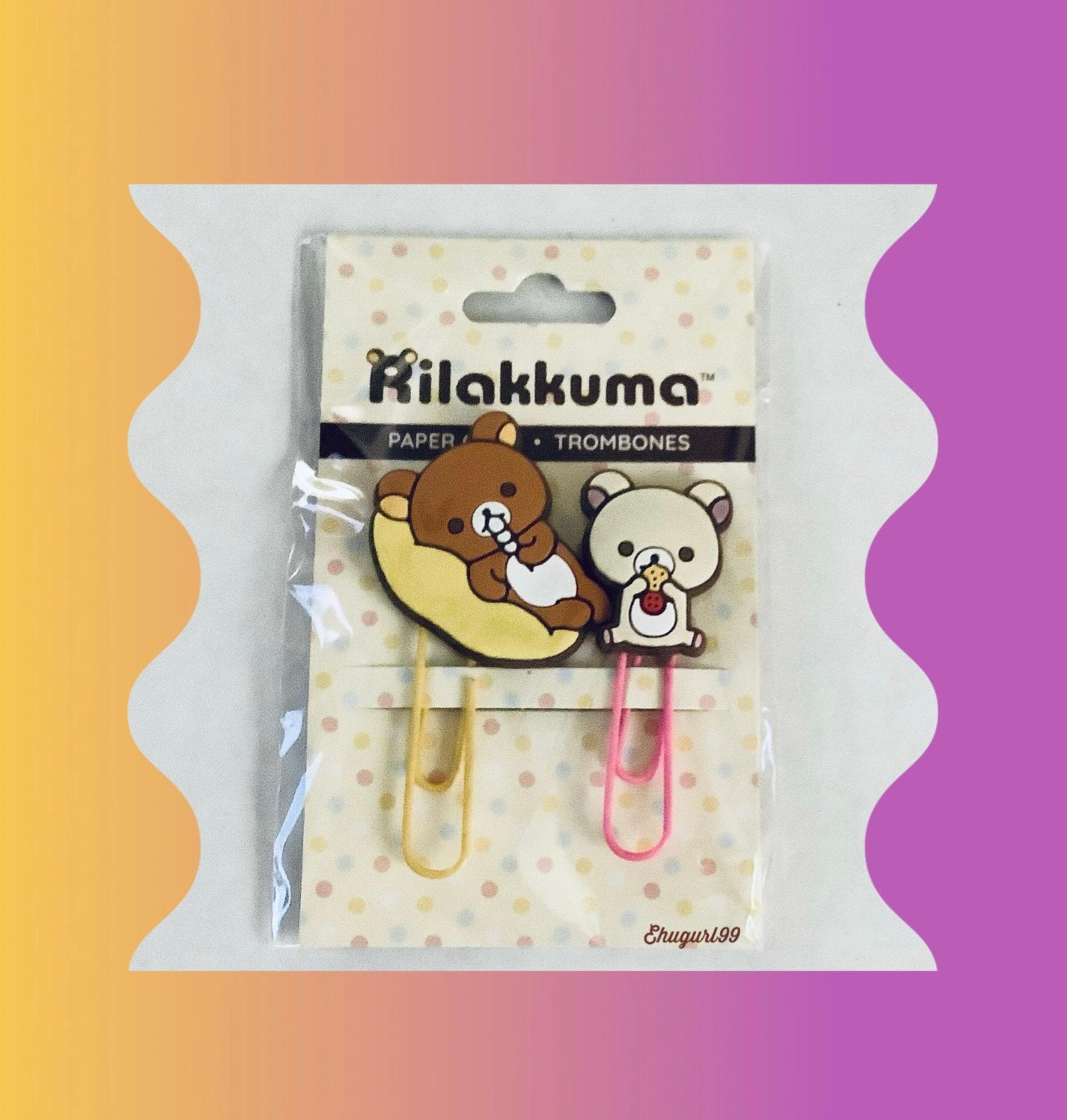 San-X GS9069 RILAKKUMA PAPER CLIPS