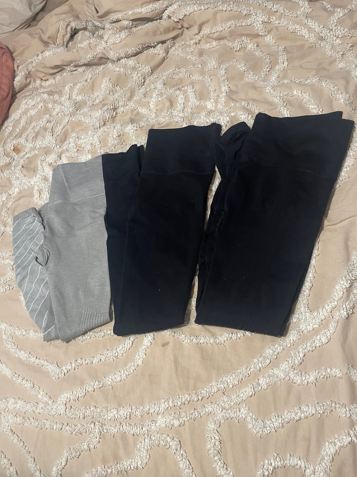 Blanqi maternity and post partum sport support leggings set of three