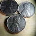 1943 P,D,S steel wheat cents , GEMS