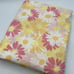 Vtg Pink Orange Yellow Flower Power King Flat Sheet Retro Mod 70s 60s Percale