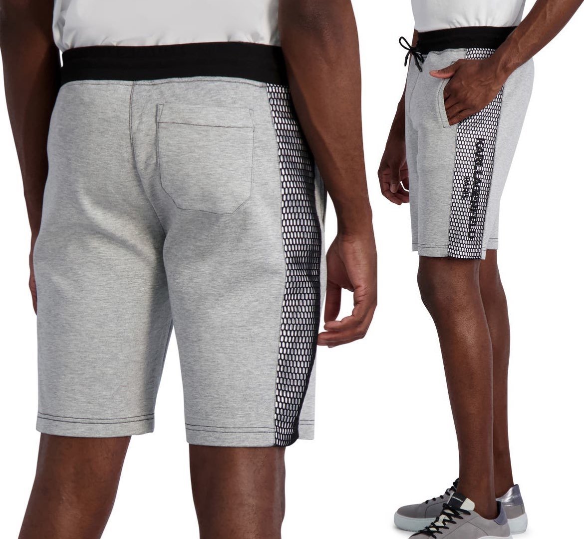 Karl Lagerfeld Paris Contrast Mesh Shorts NWT