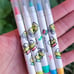 Vintage 80s 90s Y2K authentic SANRIO Kerokerokeroppi kawaii pencil, crayon, pen