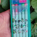 Vintage 80s 90s Y2K authentic SANRIO Kerokerokeroppi kawaii pencil, crayon, pen