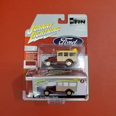 Johnny White Lightning 1931 Ford Model A Woody Storage Tin Pro Collector