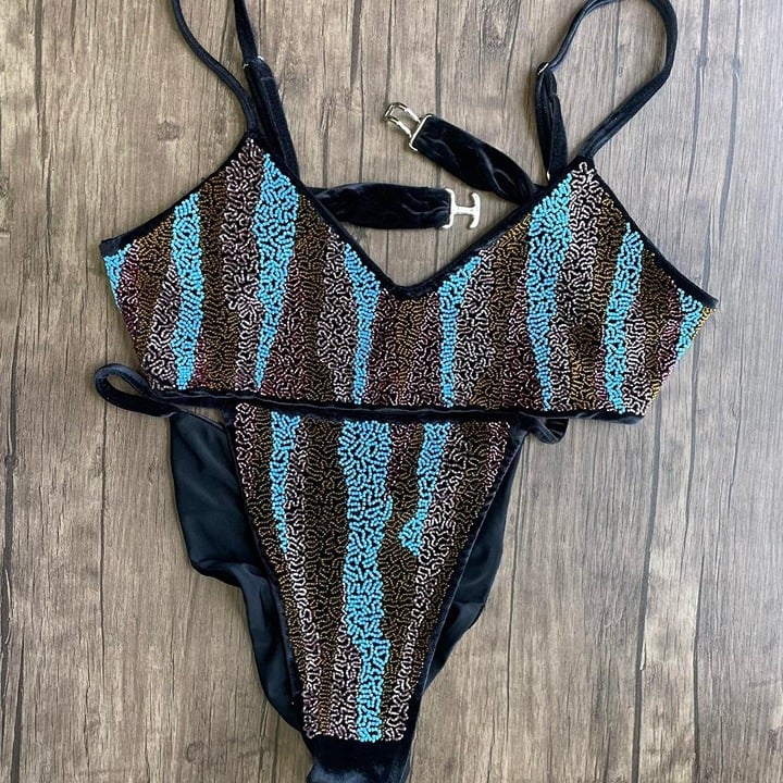 Oceanus Swimwear - Handmade Bead Embroidered