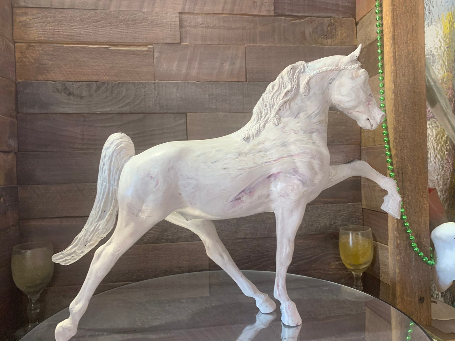 Breyer Horse TWH Stripped To Marble Swirl Plastic