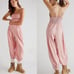 ✨ NWT Free People Pink Kingston Jumpsuit