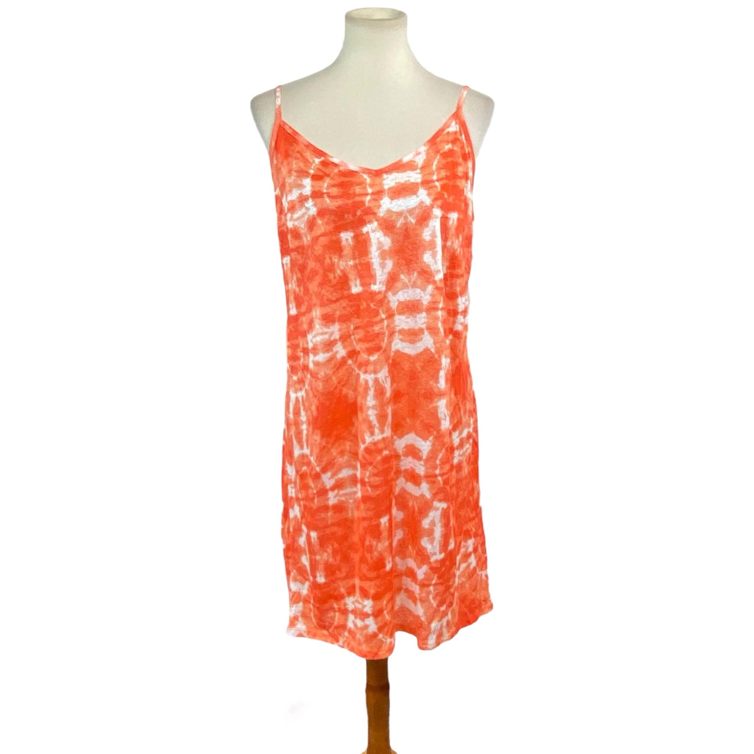NWT INC International Concepts lightweight 100% linen tie dye dress/coverup LP