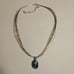 Carolyn Pollack Southwestern Gemstone Mosaic Pendant and Liquid Silver Necklace