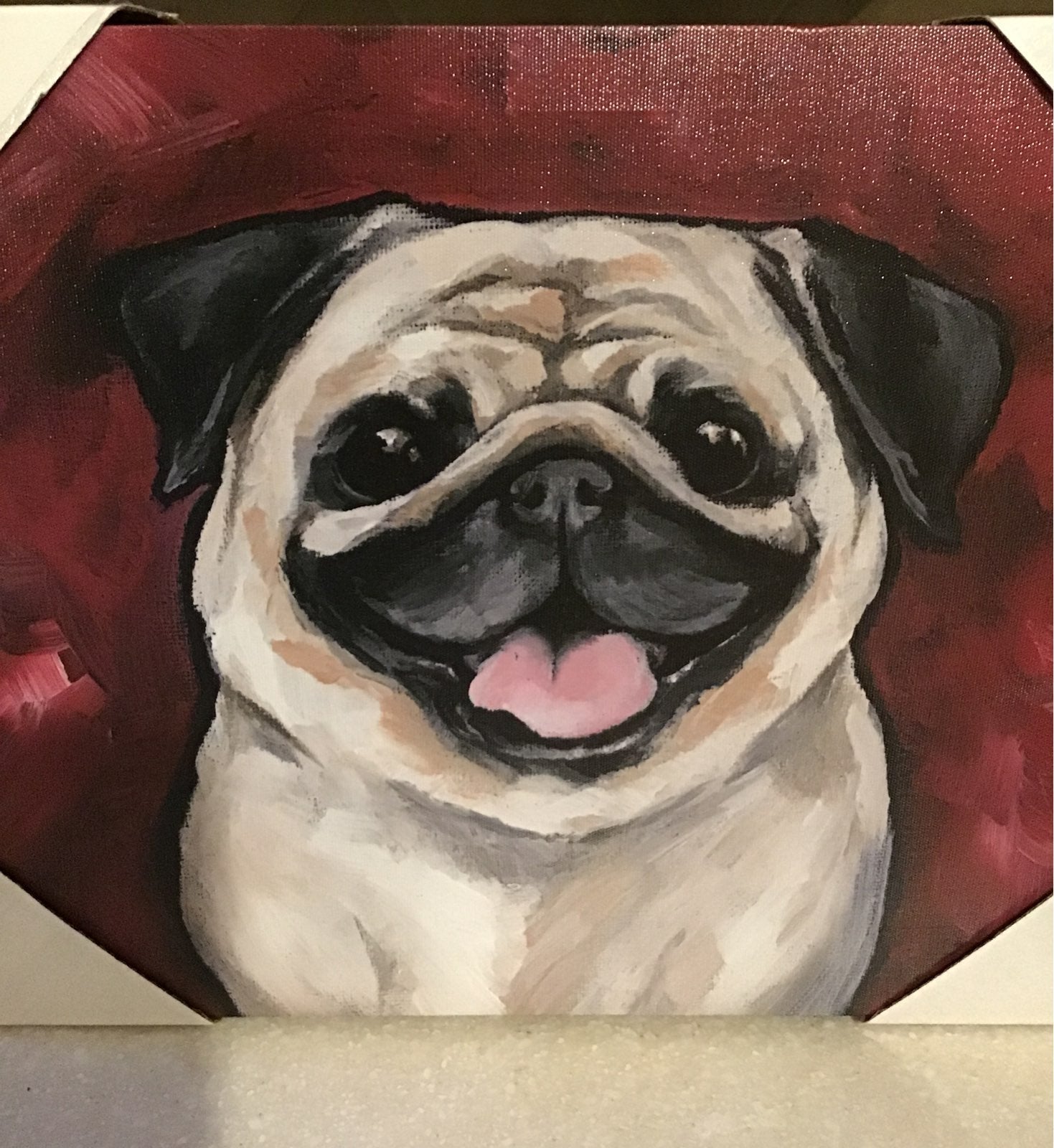 PUG CANVAS PAINTING