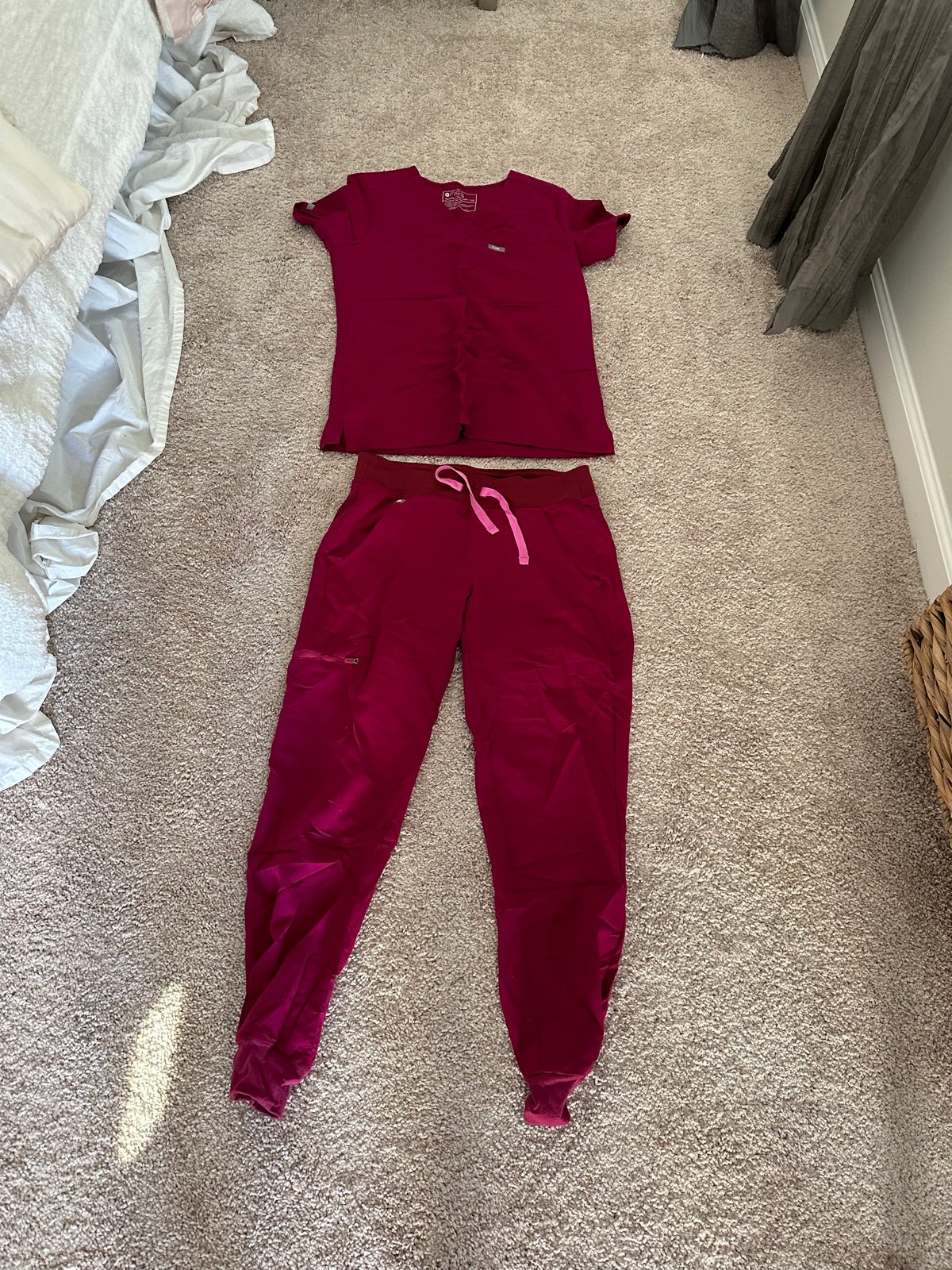 Magenta Figs Scrubs Set