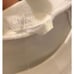 Chloe' Womens White Jersey Open Sleeve Flounce Crewneck Top Blouse Size XL