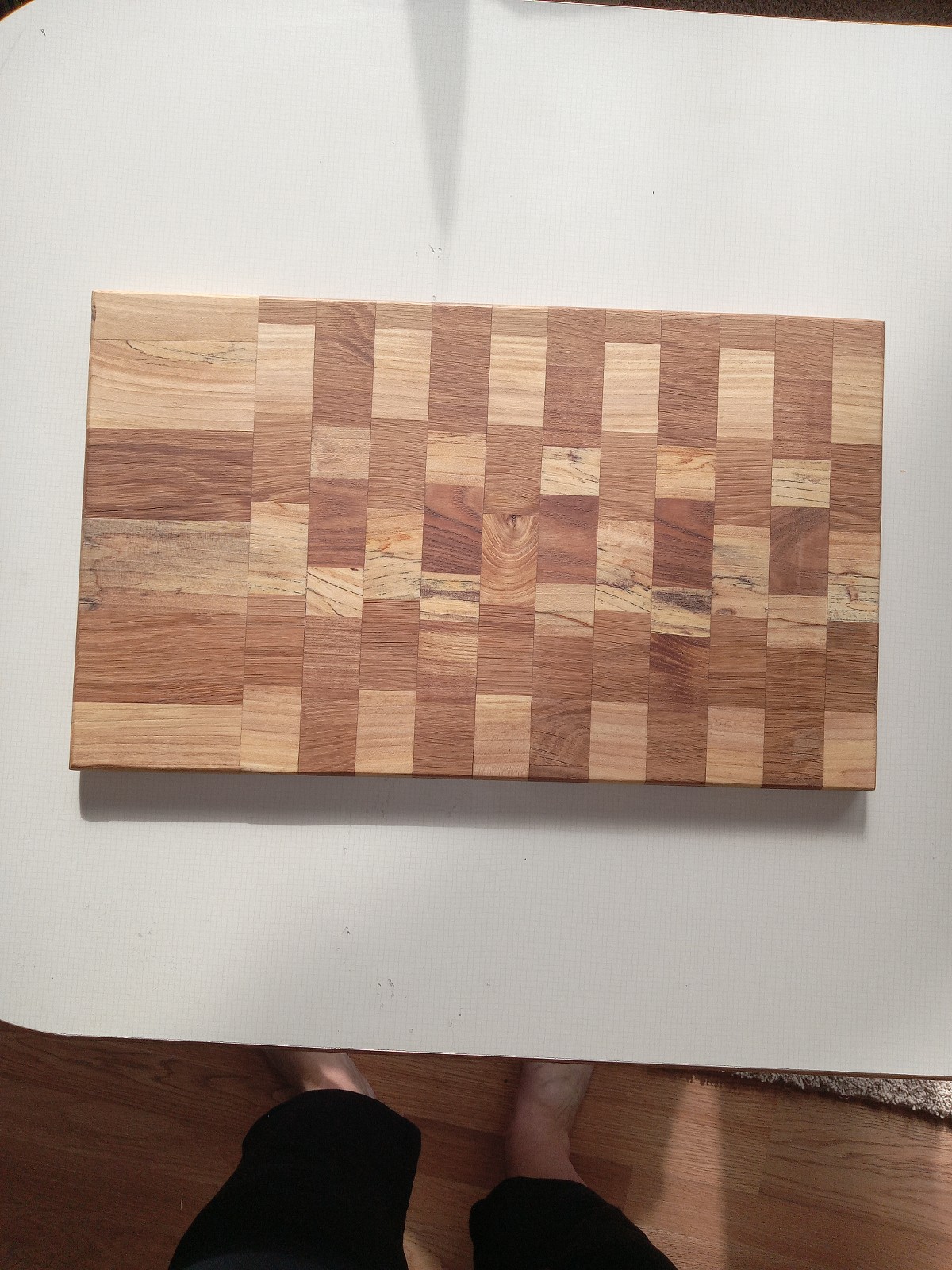 Solid Oak Block Design Cutting Board