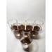 Set of 8 Qualia lava gold etched drinking glasses - 6 tall Awesome rare pattern