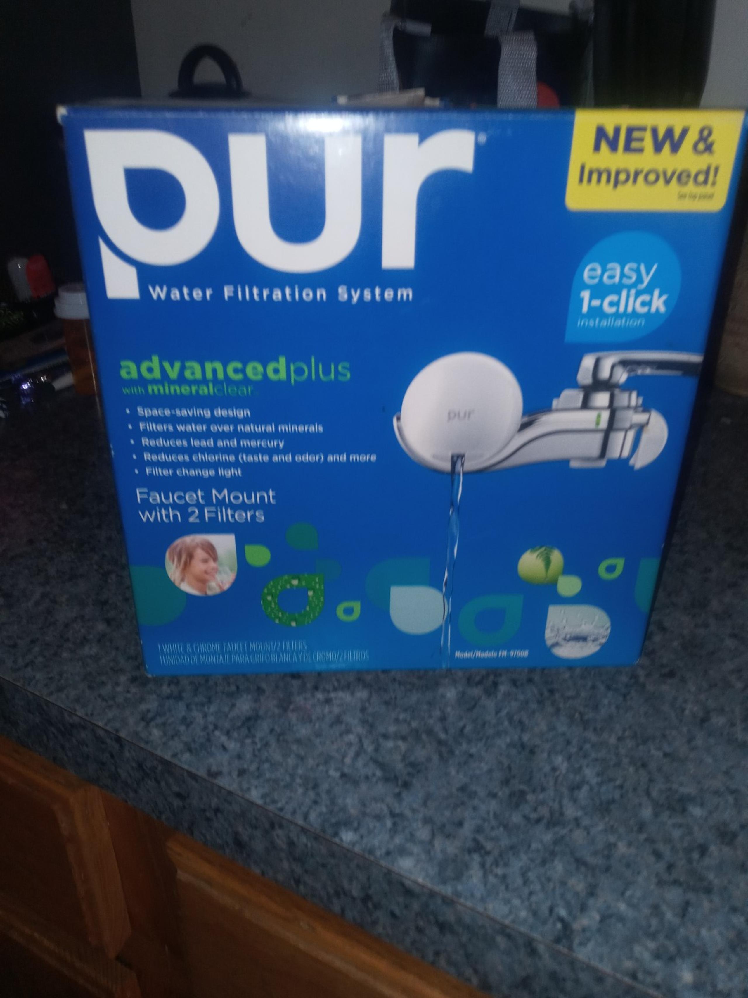 Pur water filter. Open box used.