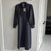 Boden Piping Zip-up Ponte Dress French Navy, Abstract Dot
