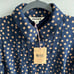 Boden Piping Zip-up Ponte Dress French Navy, Abstract Dot