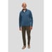 Bonobos Men's Size M Daily Grind Half Zip Pullover Night Sky Blue NWT 99