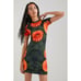 Desigual Womens Floral T Shirt Mini Dress Size Small New Short Flower Artsy