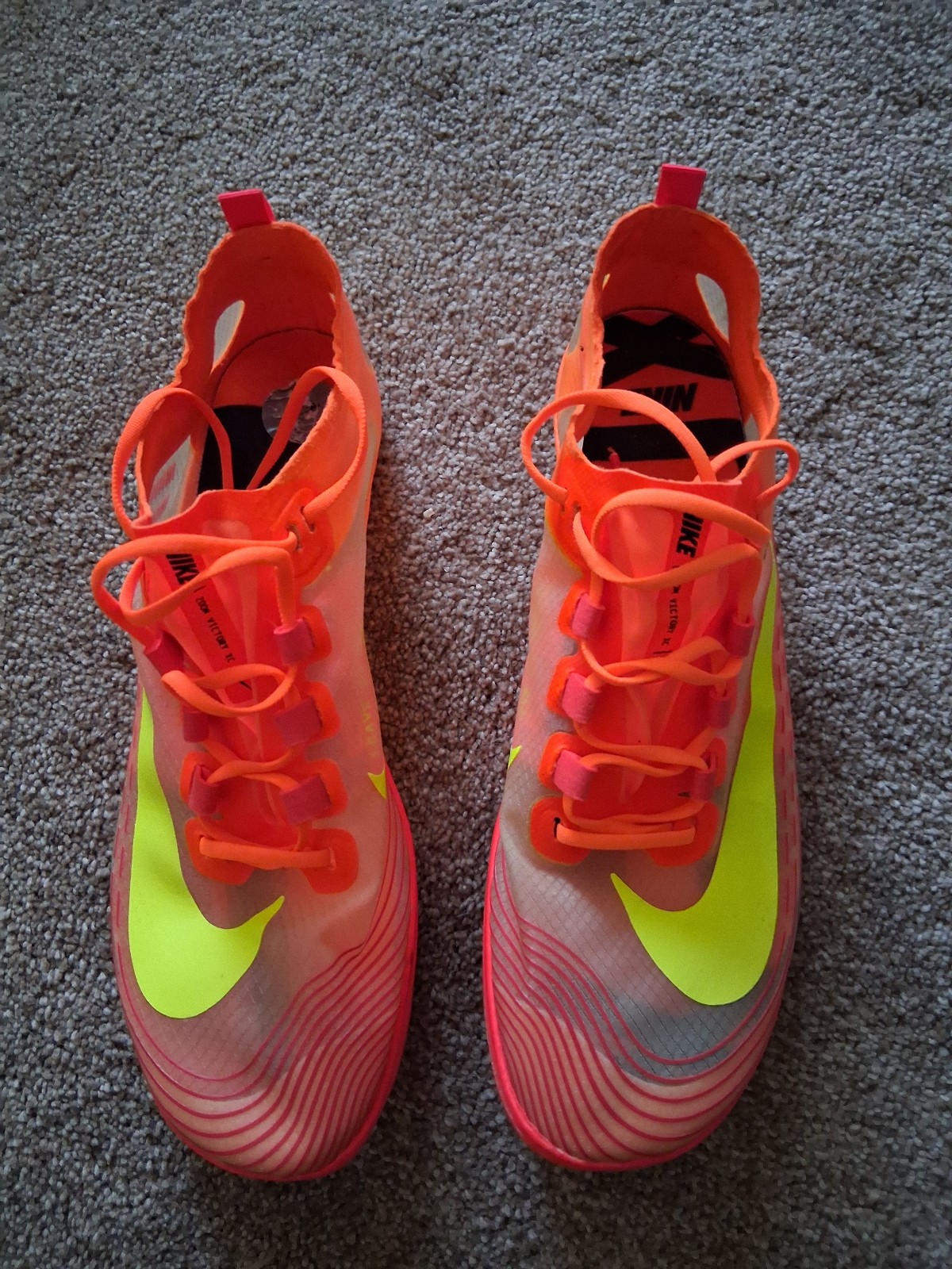 Nike Zoom Victory Waffle 5 Track Shoes Orange Men’s Size 7 AJ0846-801