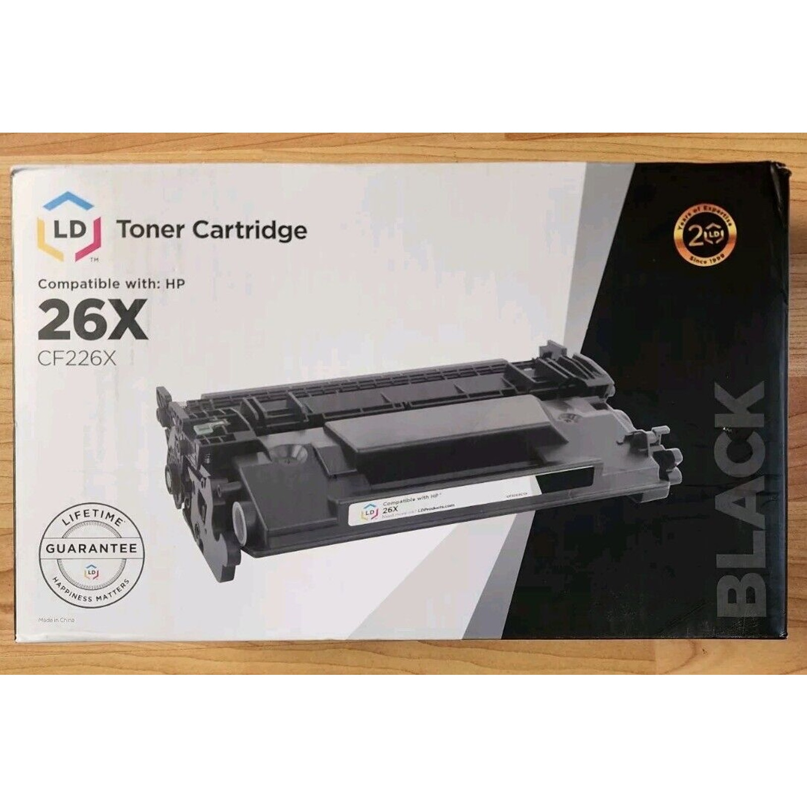 LD Compatible Toner Cartridge Replacement for HP 26X CF226X High Yield (Black)
