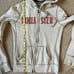 Vintage Y2K Hollister Grey Thermal Lined Hoodie Zip Up Women’s S