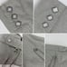 Rockmount Ranch Wear Shirt Mens XL Gray Repro Western Sawtooth Pockets Long Slv