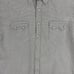 Rockmount Ranch Wear Shirt Mens XL Gray Repro Western Sawtooth Pockets Long Slv