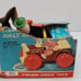 Ultra Rare Antique 1965 Fisher-Price Jalopy Clown Car Pull Toy W/Box & Manual. T