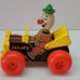 Ultra Rare Antique 1965 Fisher-Price Jalopy Clown Car Pull Toy W/Box & Manual. T