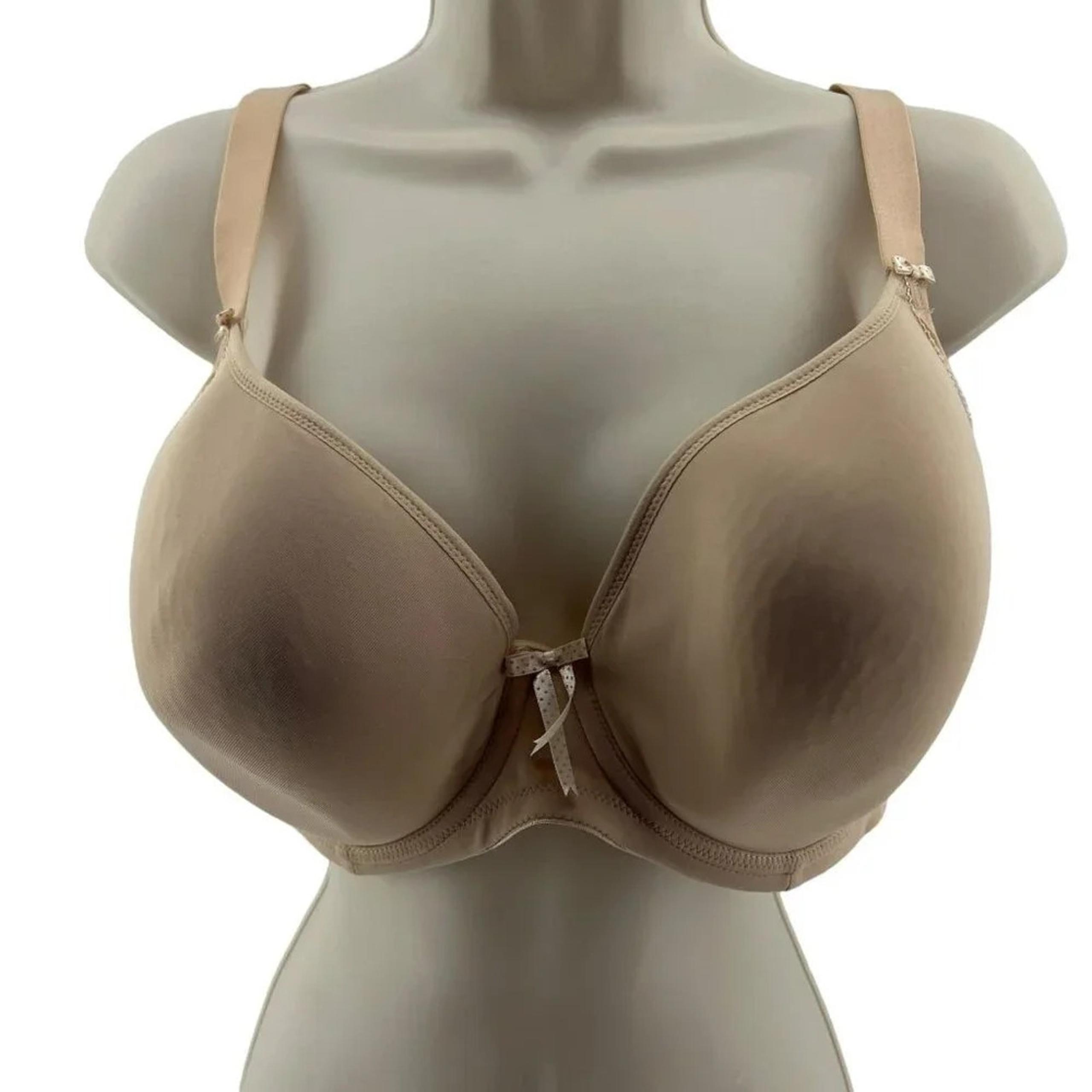Elomi Bijou Moulded Bra Sand Full Coverage Womens 36H