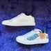 New! ZADIG & VOLTAIRE Jungle Brod Platform Leather Sneakers 398