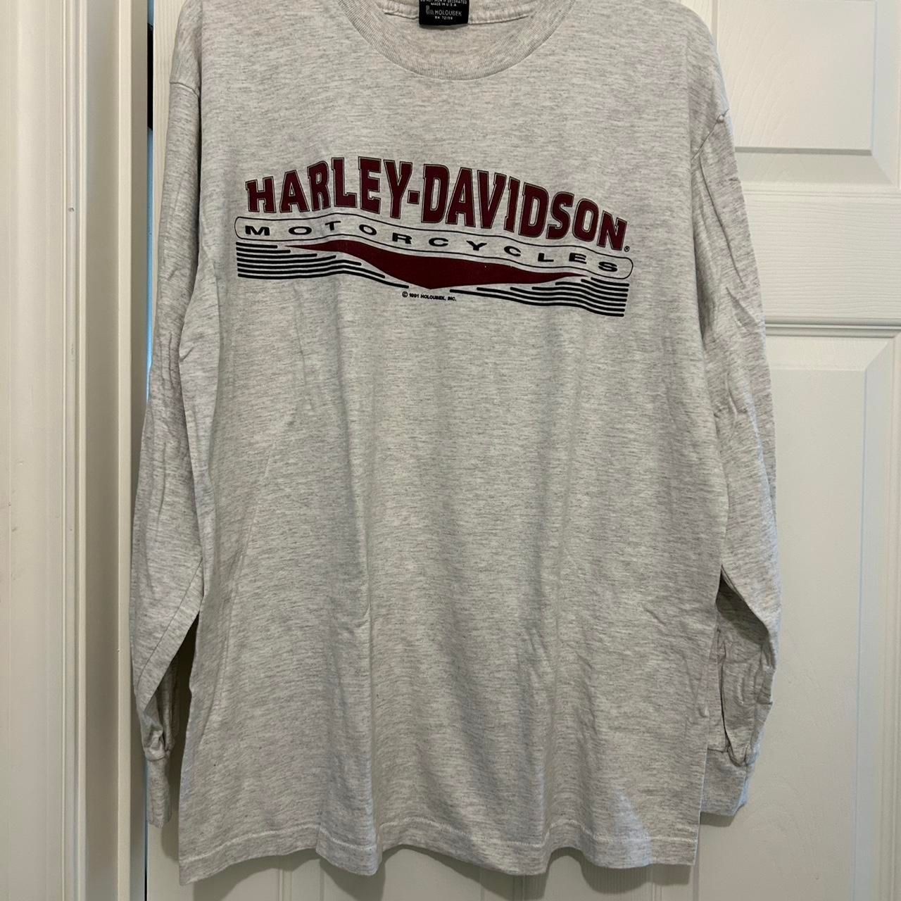 Harley Davidson Men's Grey Single Stitch T-shirt Size XL Pueblo Colorado