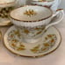 Vintage Royal Minister Bone China Tea Cups & Saucers (4 Sets)