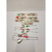Lot Of 13 Erie Dearie Spinners Walleye Lures Forward Weight Spinner Bait