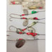 Lot Of 13 Erie Dearie Spinners Walleye Lures Forward Weight Spinner Bait
