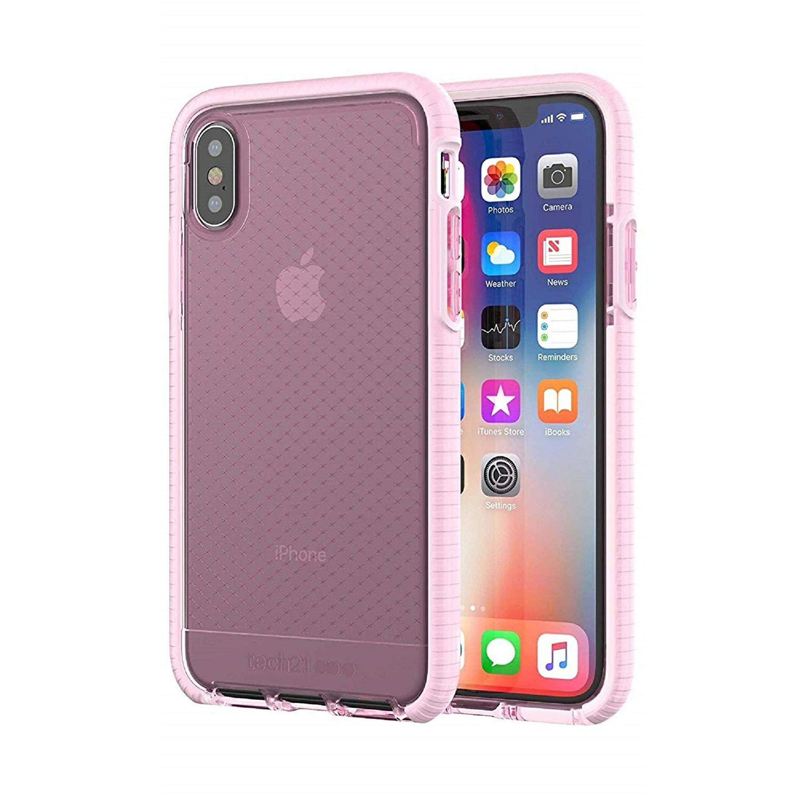 iPhone X/XS Case | Tech21 EVO Check Rose