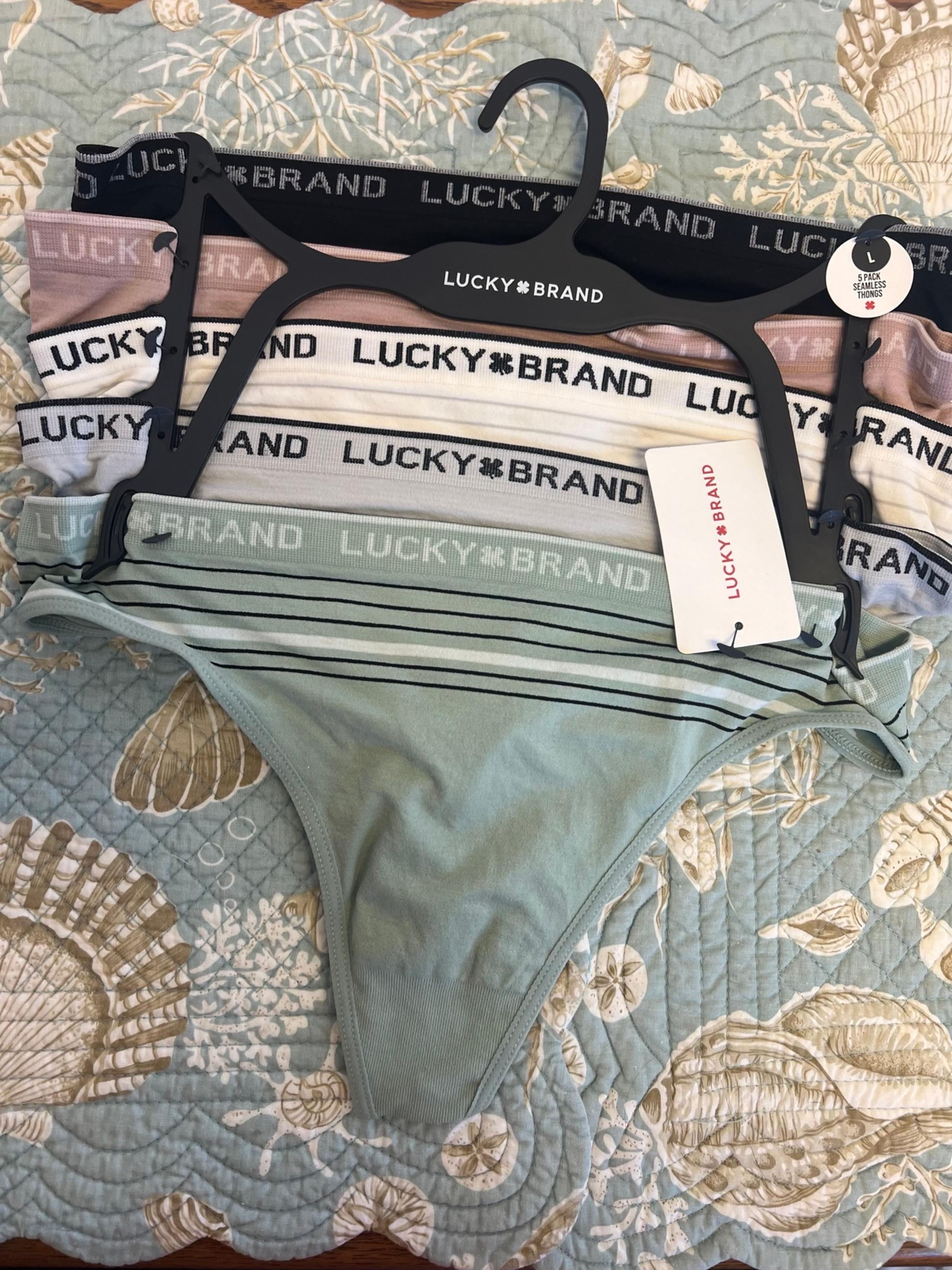 Lucky Brand Panties 5PCK  Underwear Multi Colored Size Large